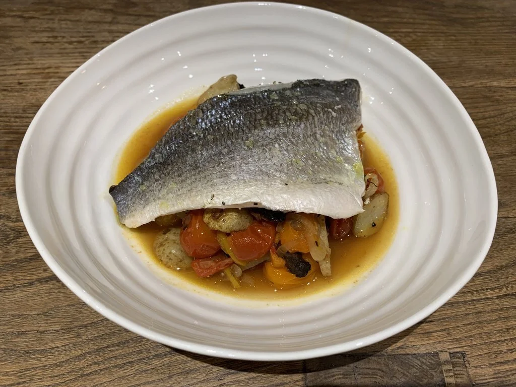 Mediterranean Fish with Roasted Tomatoes: An Easy Recipe from Cote d'Azur
