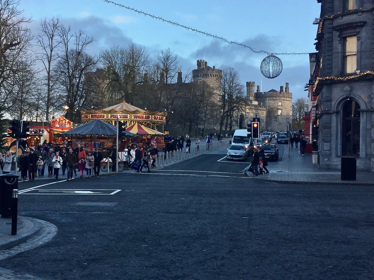 Kilkenny Castle during the holidays