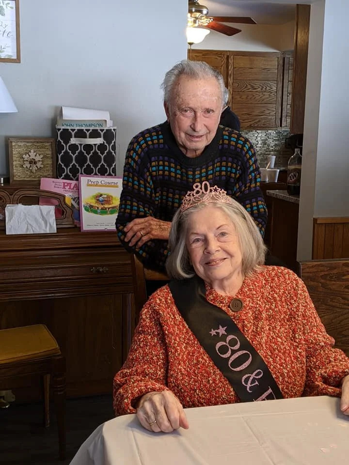 Mom and Dad at Mom’s 80th birthday party