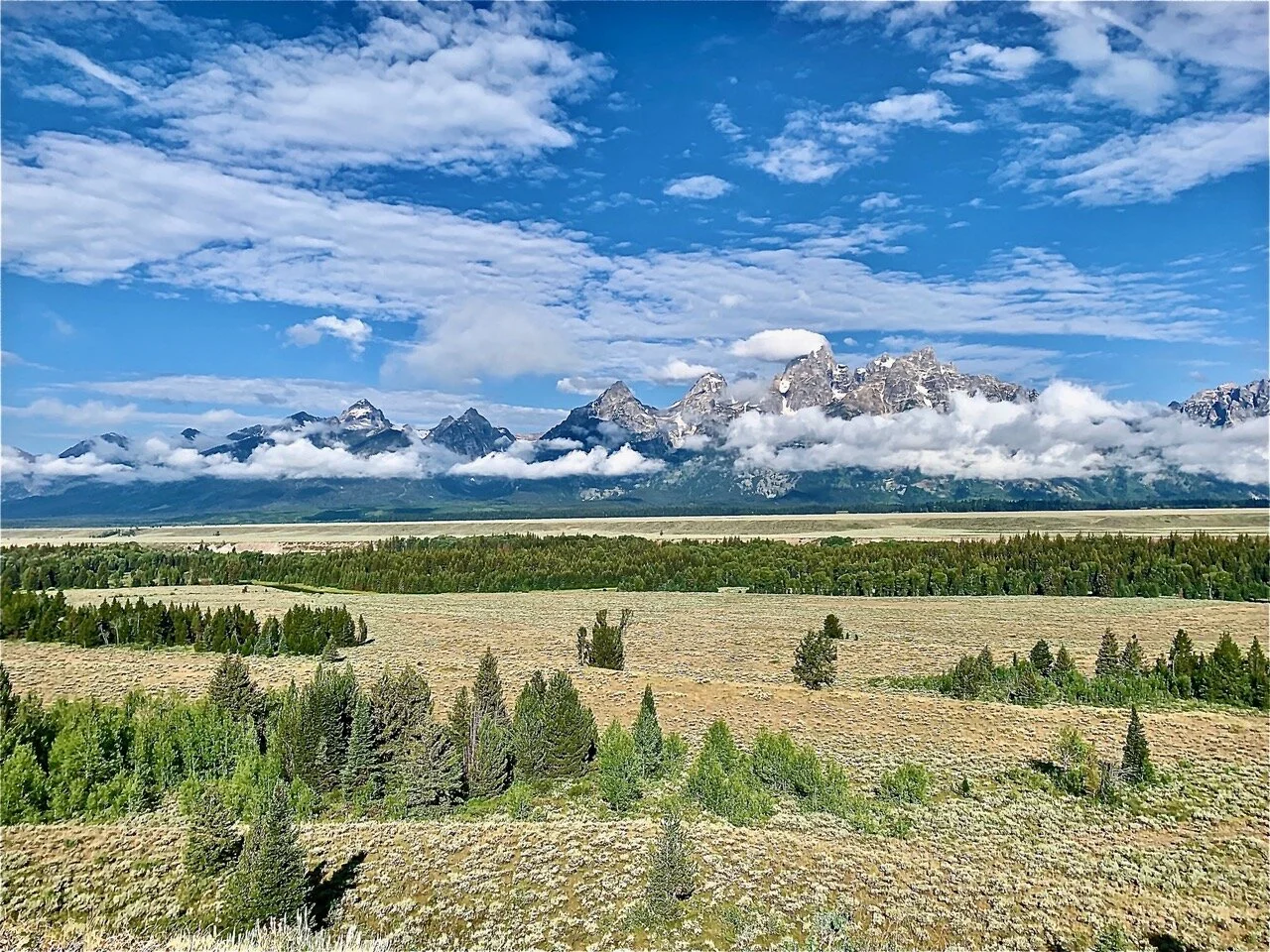 Stunning view at Grand Teton National Park