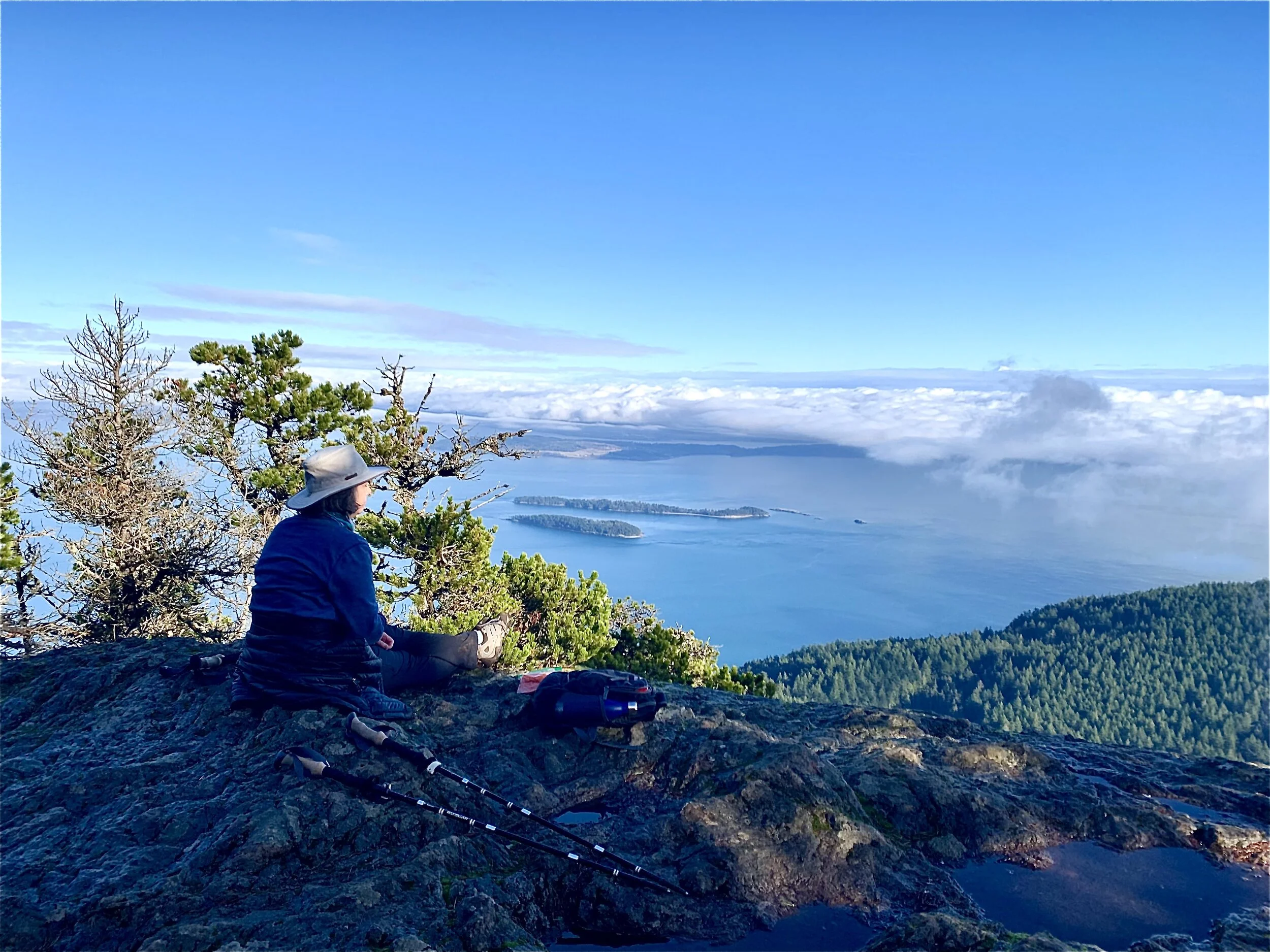 Contemplating the meaning of it all on Orcas Island