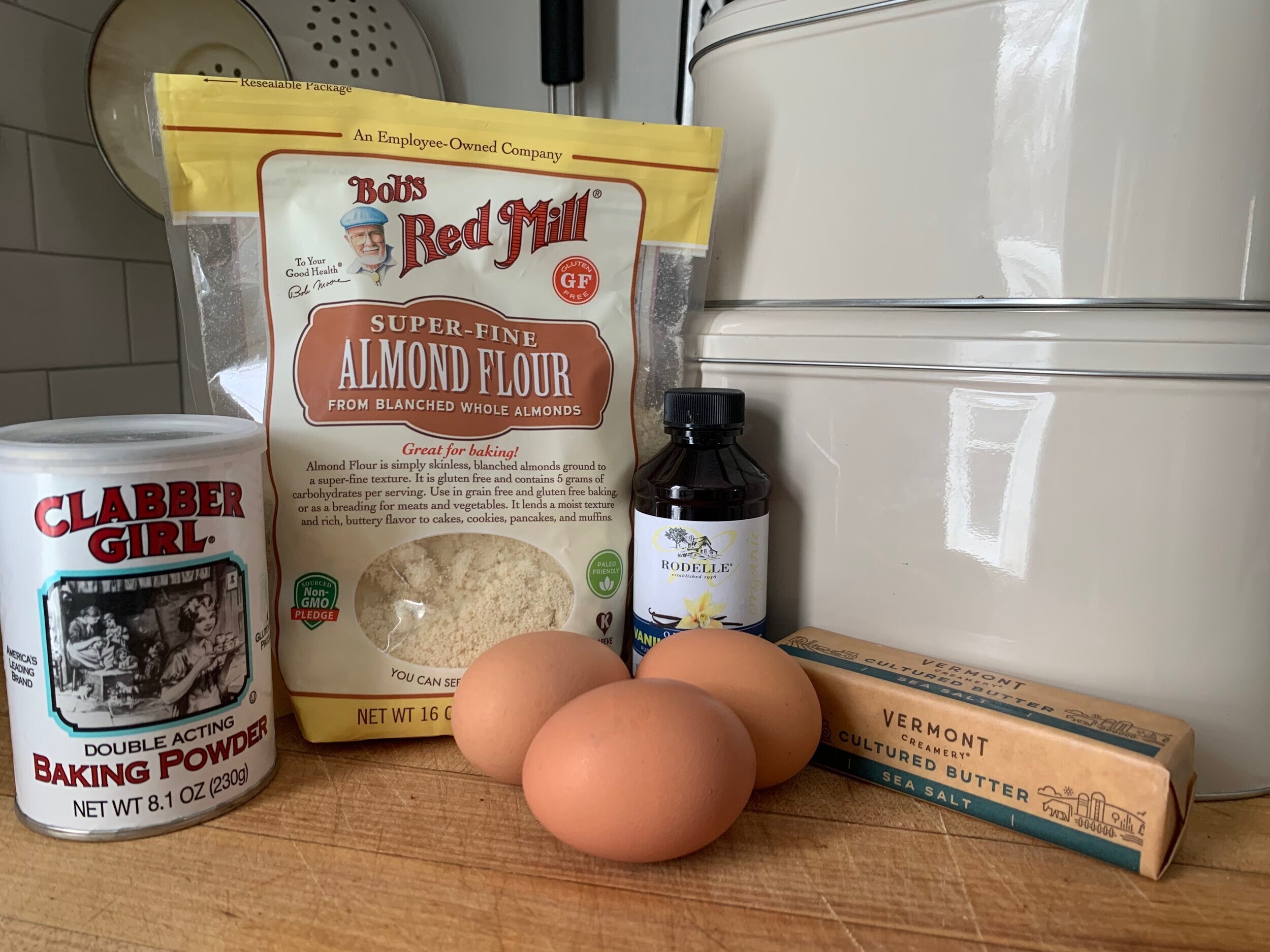 Ingredients for financiers