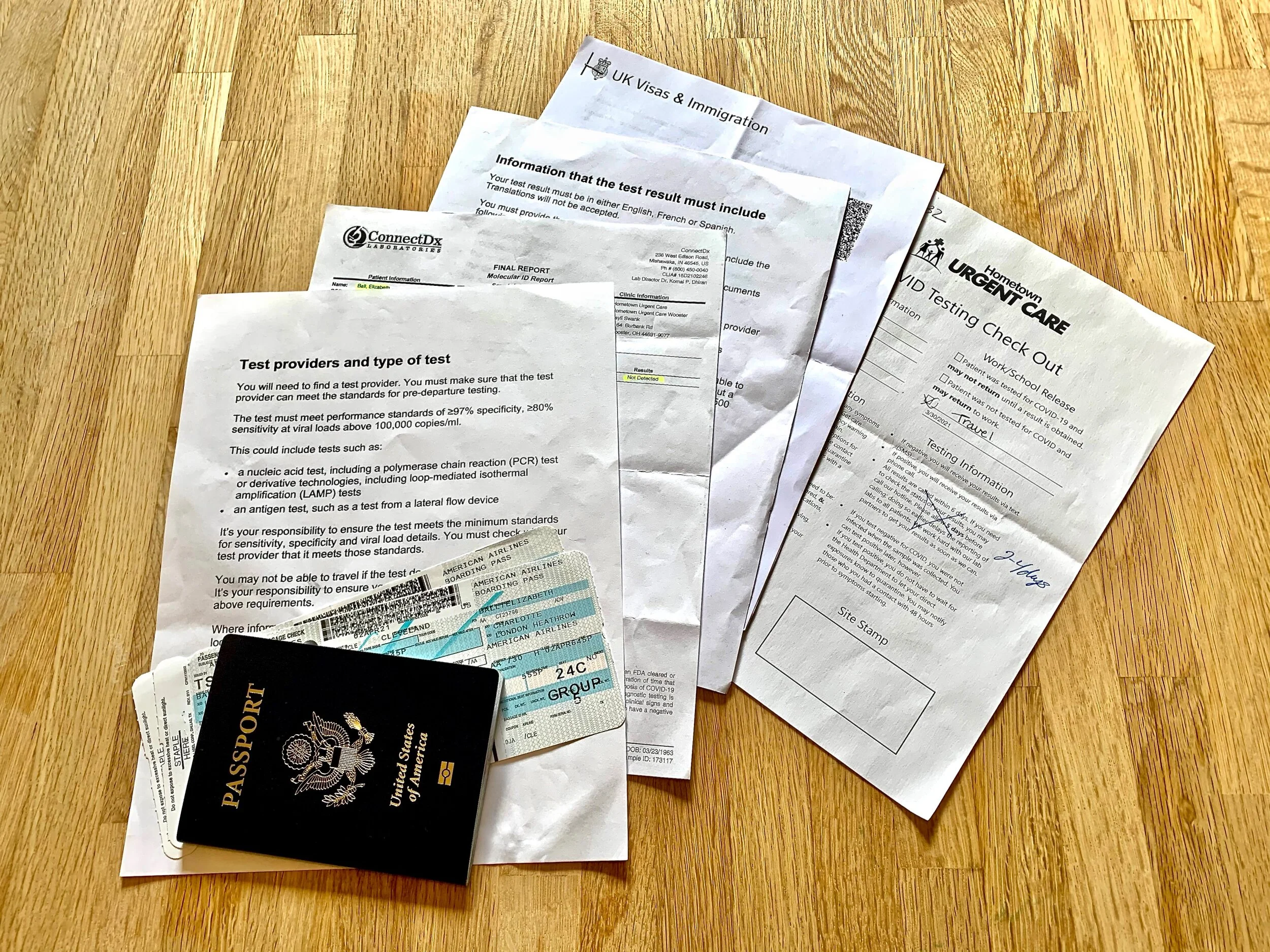 Planning Travel to the U.K means COVID Tests and Quarantine