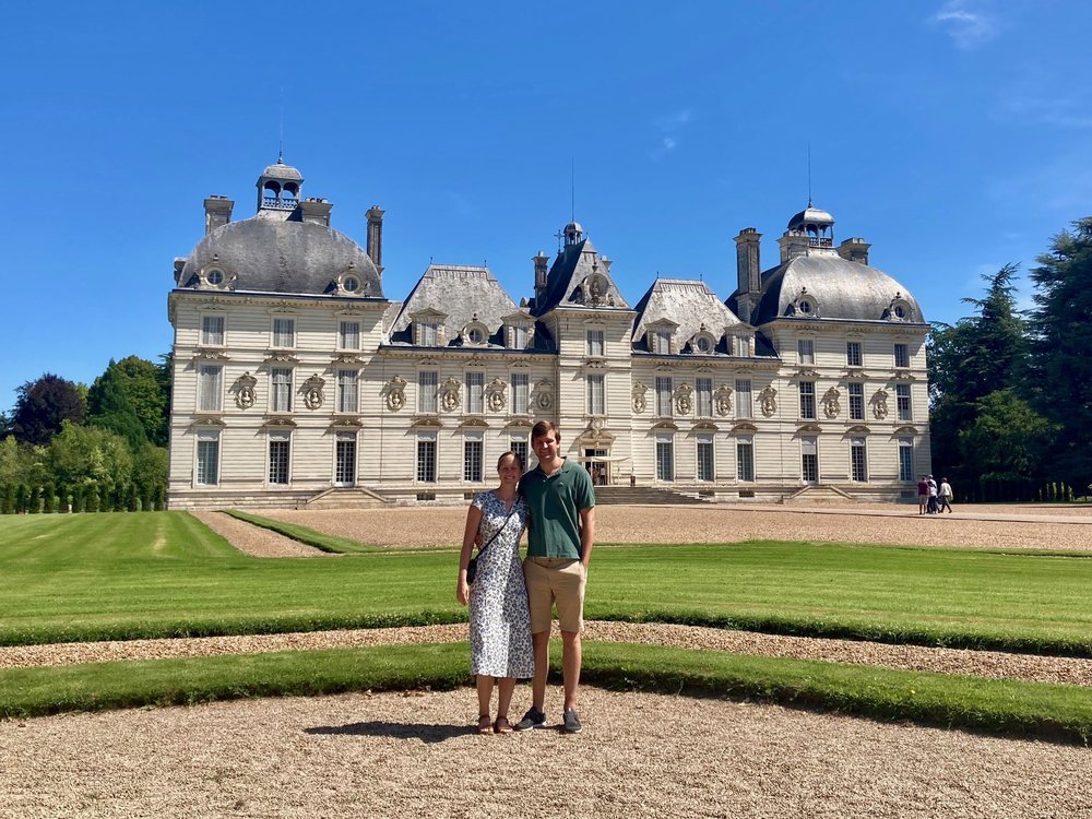 Sawyer and Jackson D. in the Loire