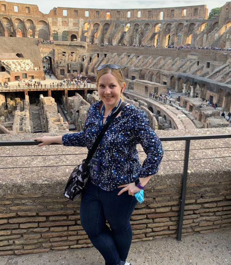 Rachel K. at the Colosseum