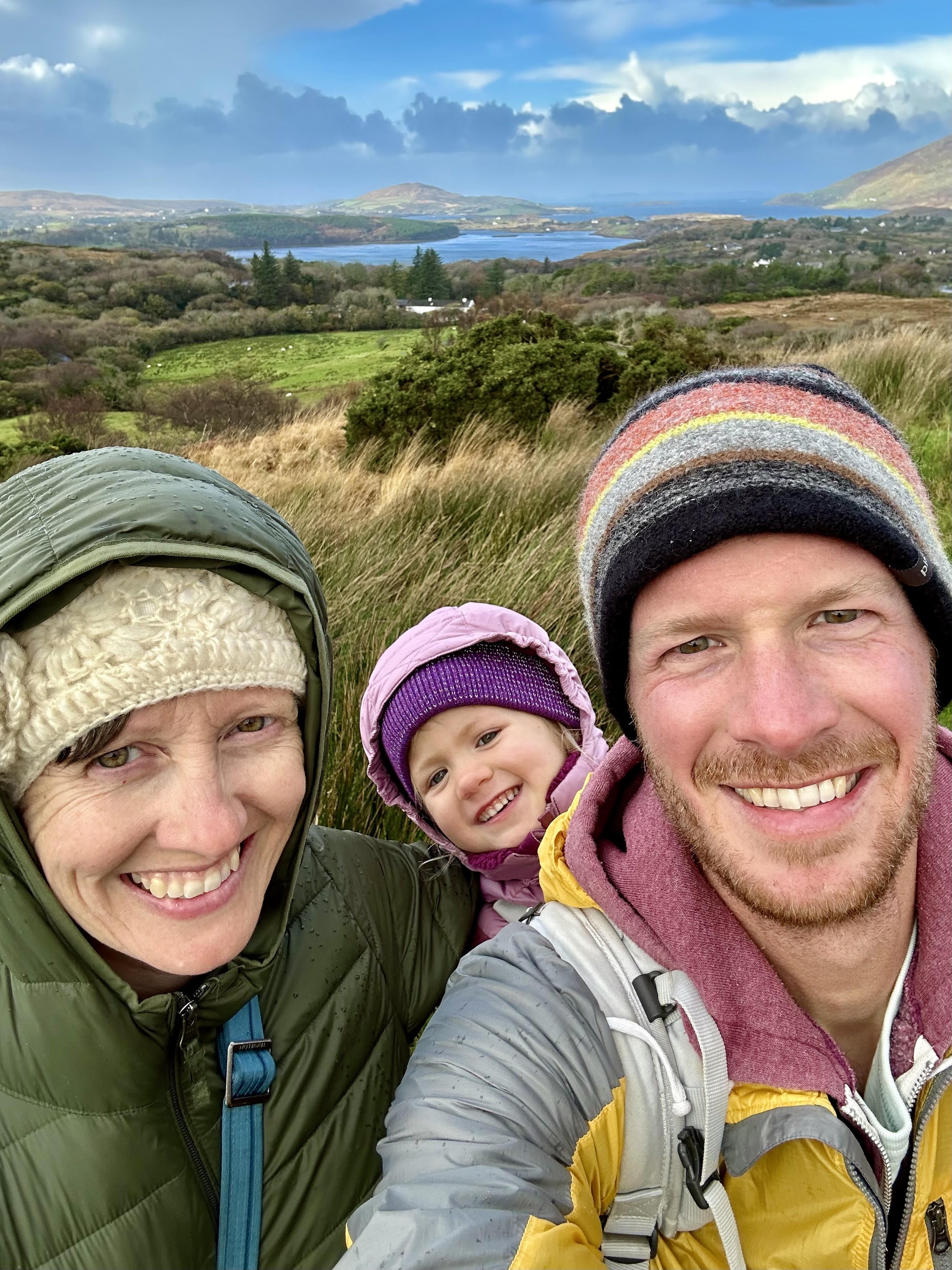 Steve M. and Family in Connemara National Park in Ireland