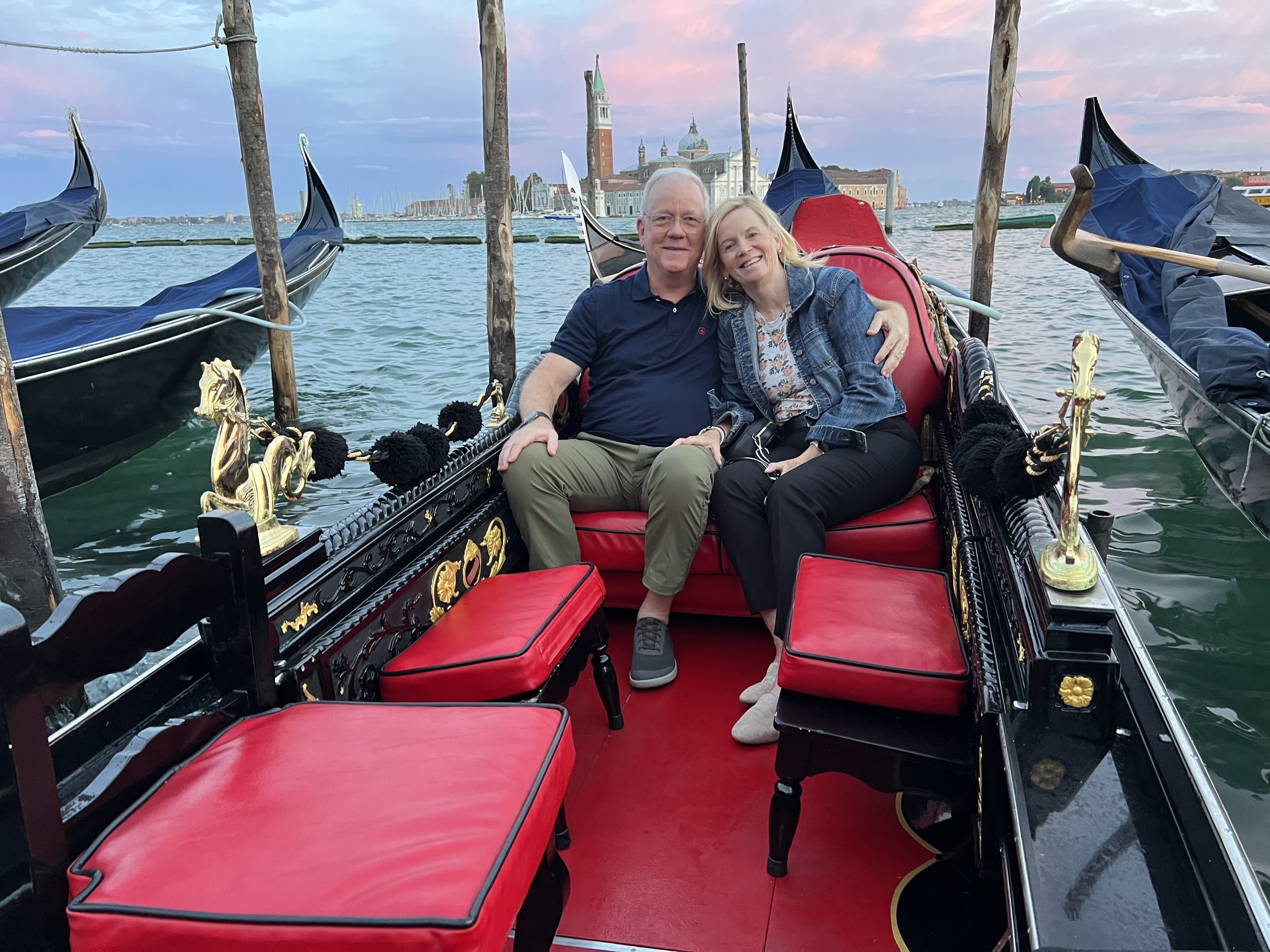 Bill and Maureen O in Venice