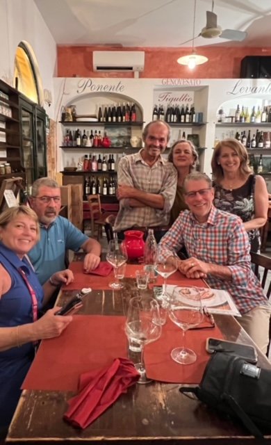 Wine Tasting with Friends in Italy