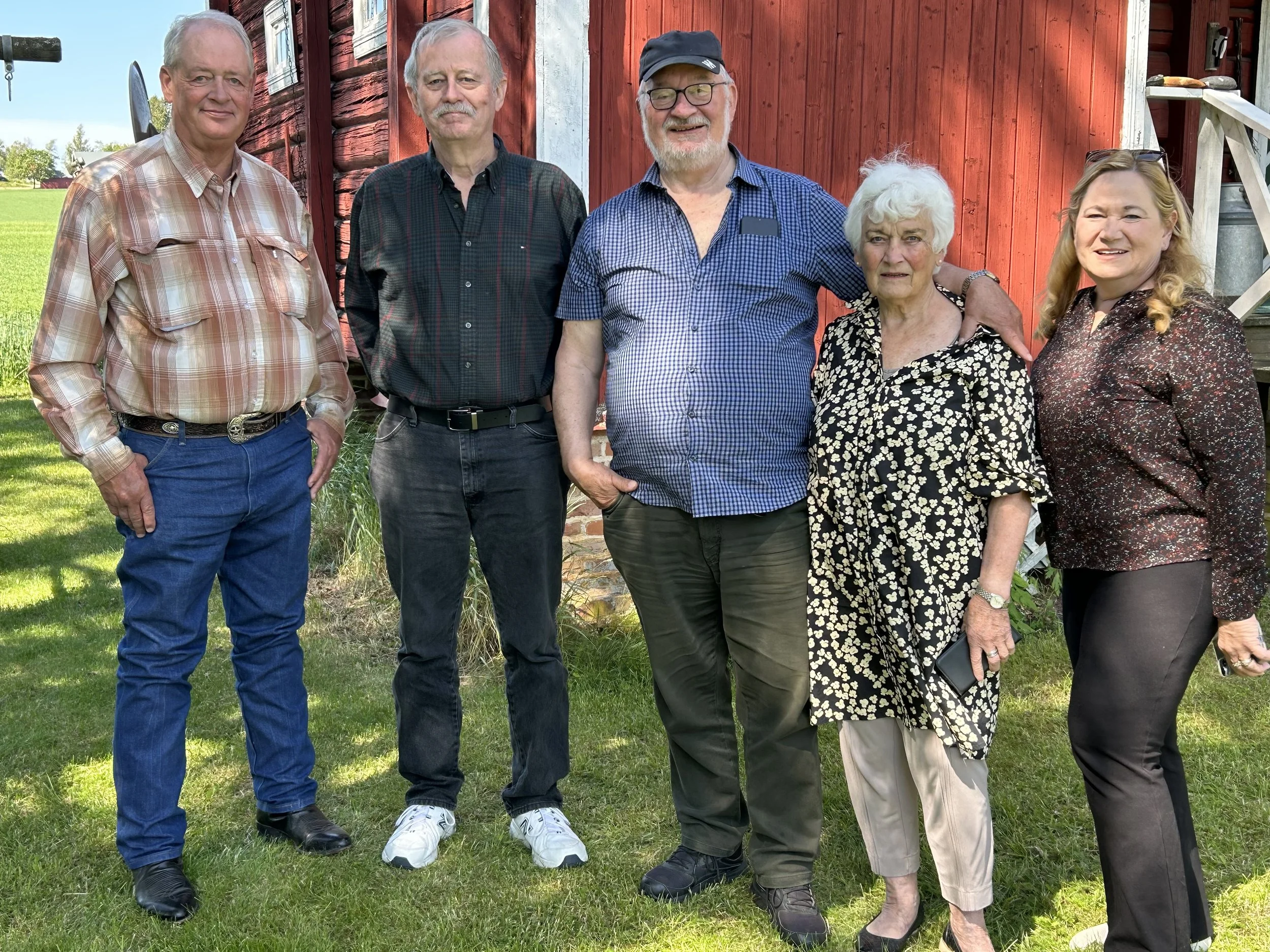 Gil and Melissa visiting relatives in Norway