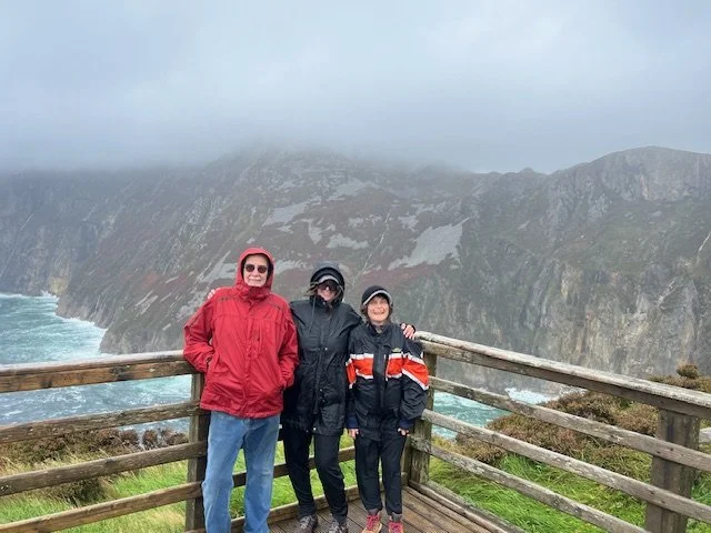 Cathy G at Slieve League in Ireland