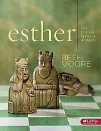 Esther: It's Tough Being a Woman - Member Book by Beth Moore provides a personal study experience five days a week plus viewer guides for the group video sessions of this in-depth women's Bible study of Esther - a profile in courage. Join Beth in a very personal examination of this great story of threat and deliverance as she peels back the layers of history and shows how very contemporary and applicable the story of Esther is to our lives today. If you've ever felt inadequate, threatened, or pushed into situations that seemed overpowering, this is the Bible study for you. Just as it was tough being a woman in Esther's day, it's tough today. This portion of God's Word contains treasures to aid us in our hurried, harried, and pressured lives. The Member Book includes: 9 weeks of personal interactive study for five days a week Viewer guide for use with the DVD teaching sessions Hamantashen (Haman's Ears) Cookie Recipe PURIM Record Chart Author: Known for presenting Scripture in living color, Christian speaker and Bible study author Beth Moore enjoys getting to serve women of every age and denomination, and she is passionate about women knowing and loving the Word of God. Beth's broad collection of LifeWay women Bible studies covers relevant topics from believing God to be Who He says He is to loving difficult people. Each in-depth study guides you on your faith journey. Beth and husband Keith praise God for over 30 years of marriage. They enjoy traveling, hiking, drinking coffee on the back porch, eating Mexican food, making each other laugh, walking their dogs, and being grandparents.