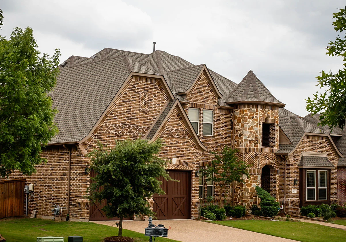Flower Mound Texas Roofing Project Weathered Wood — Roofing Contractor Frisco Texas Frame