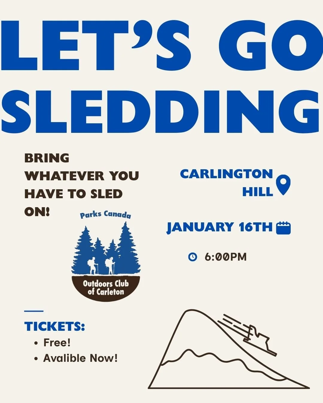 Let's Go Sledding!