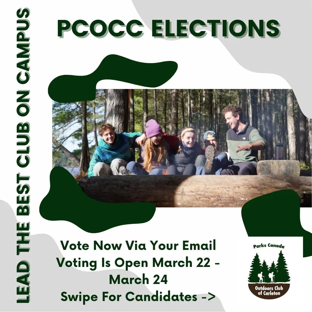 Voting for the next team of fearless, hilarious and super granola adventurous execs of PCOCC is now open! Vote March 22-24 via your email - this is a vote of confidence!

Swipe to see the first round of what wonderful humans are running to lead the b