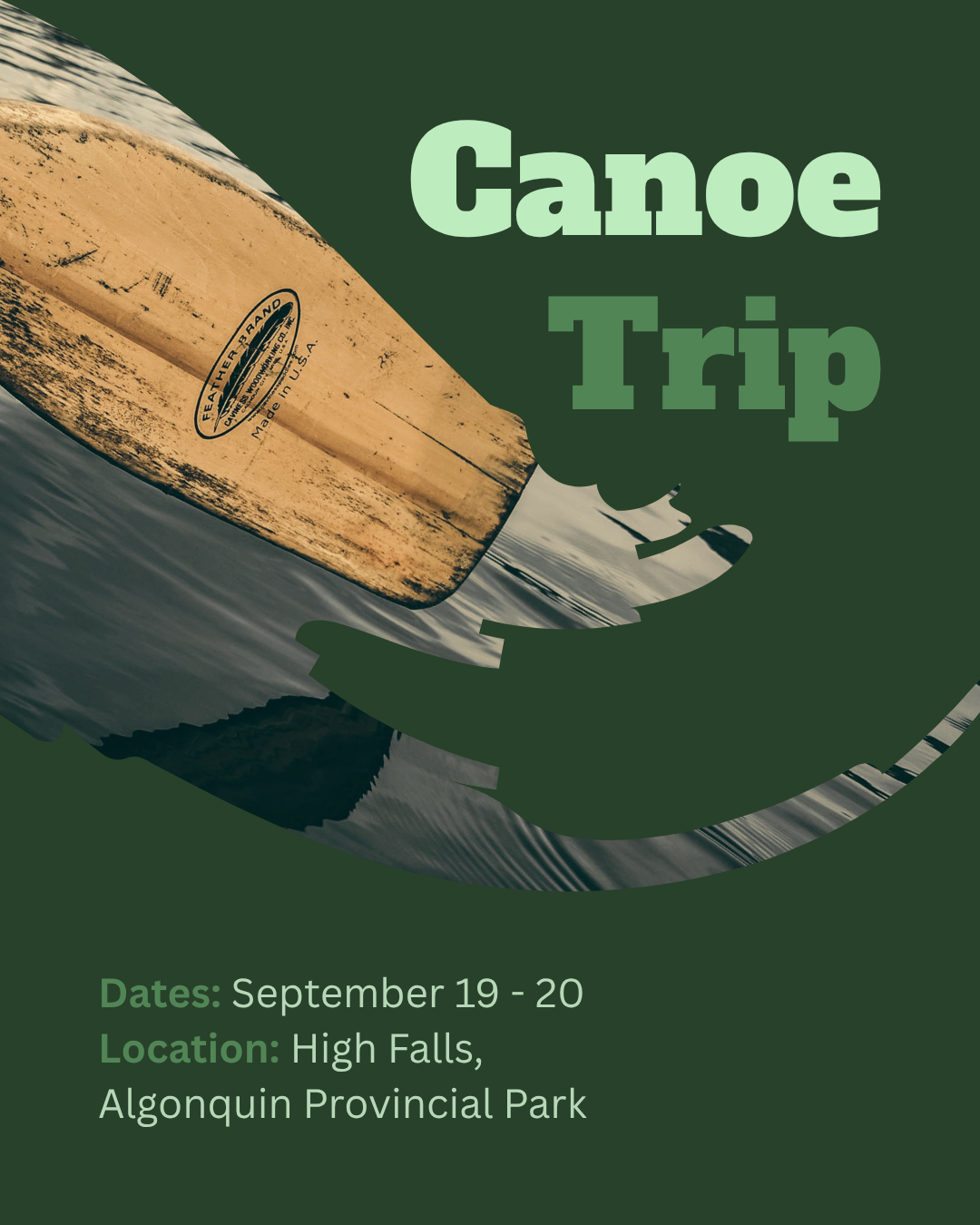 Canoe trip (High Falls) - Algonquin- REGULAR TICKET