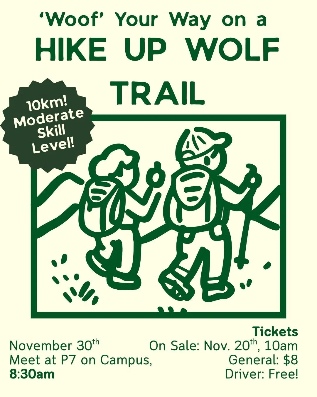 PCOCC Woof your Way through the Wolf Trail Hike
