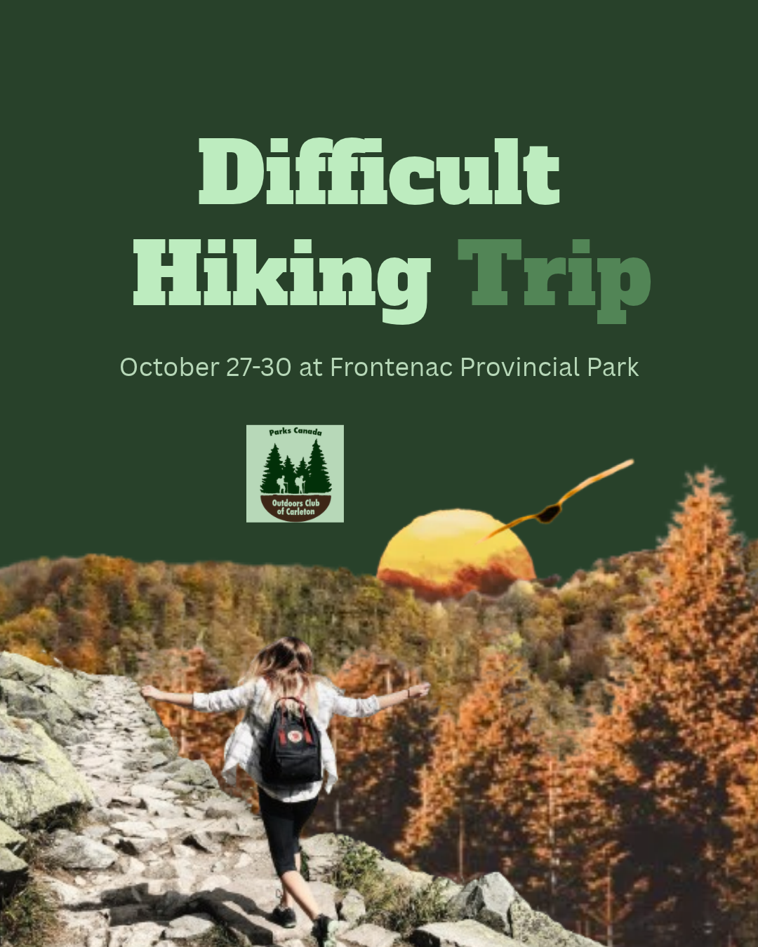 Difficult Backpacking Trip - Frontenac Park - DRIVER TICKET