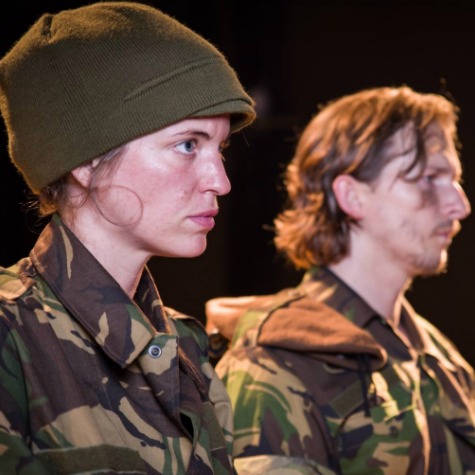 Scene from Borderlands, Orange Tea Theatre, Amsterdam (2016)