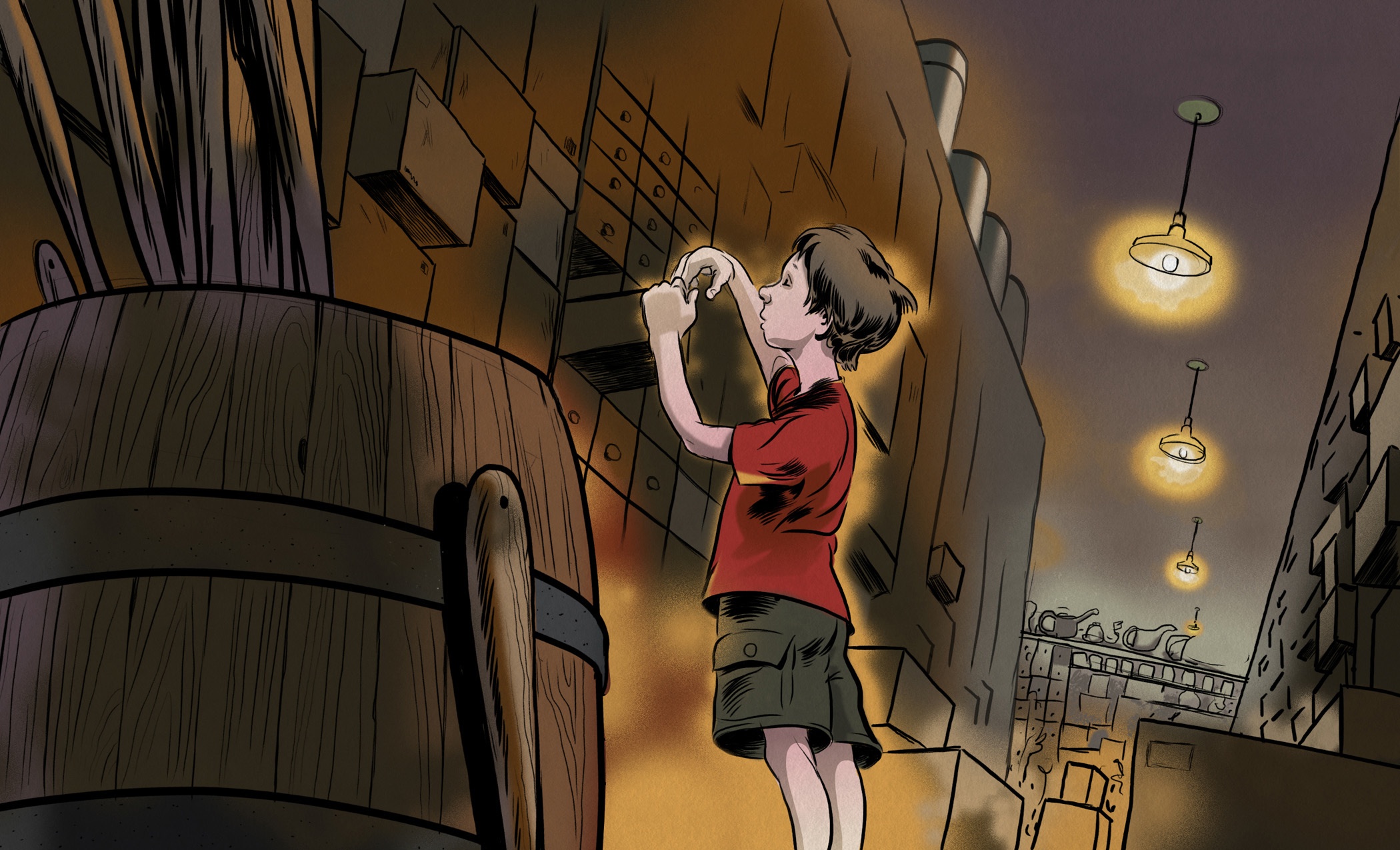 Illustration from The Castle by Robert Babboni