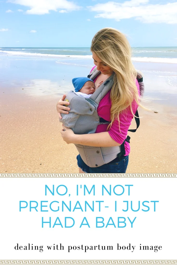 no I'm not pregnant...I just had a baby.