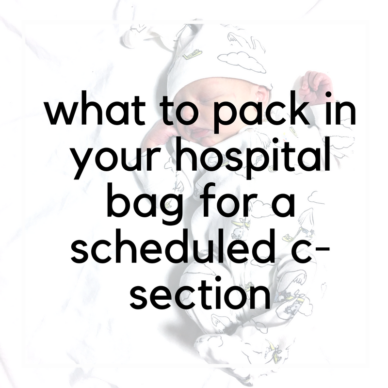 Printable C-Section Hospital Bag Checklist – What to Pack in Your Hospital  Bag for a C-Section, Foods for Fertility