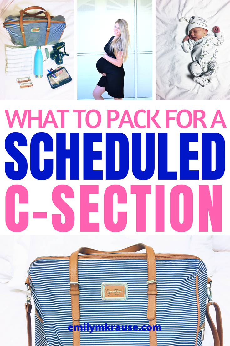 Printable C-Section Hospital Bag Checklist – What to Pack in Your Hospital  Bag for a C-Section, Foods for Fertility