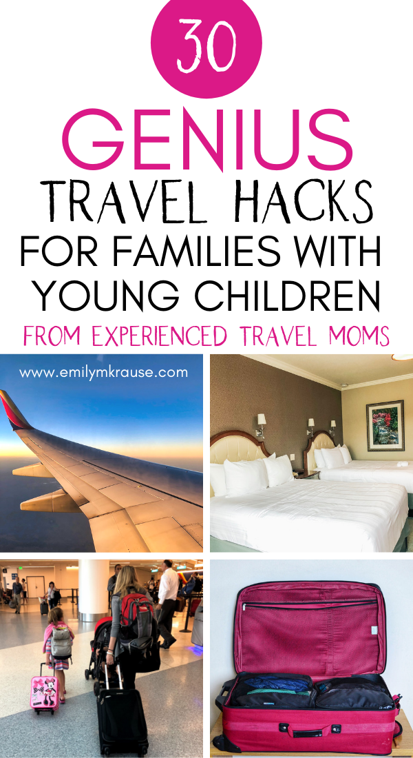 Taking a family vacation soon? The best baby and toddler travel hacks from experienced parents including_ toddler hotel hacks, entertainment and snack ideas for a long plane ride, and packing hacks for little kids. T.png