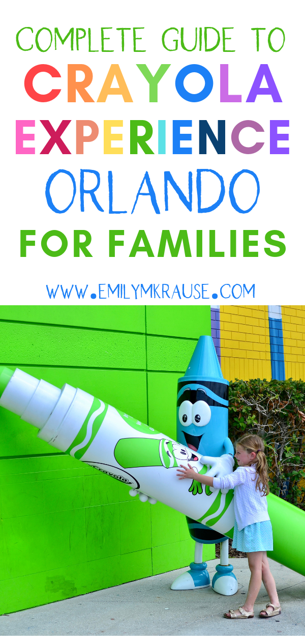 A complete guide for the best things to see and do at Crayola Experience in Orlando. Crayola Experience is perfect for young kids and a fun alternative to Theme parks in Orlando..png