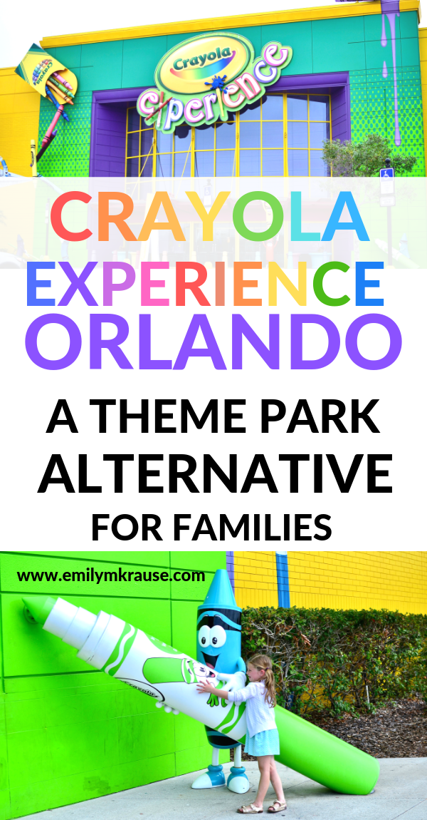 What to do instead of Disney and the theme parks in Orlando? Crayola Experience Orlando is the perfect activity for toddlers in the Orlando area. .png