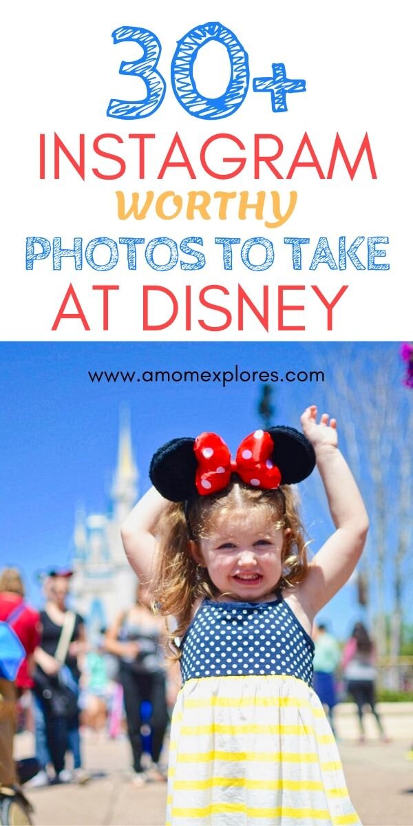 Instagram-worth photos to take at Disney World for your next family vacation at Disney! Here are some unique and fun photo ideas at each Disney Park, from photo walls to hidden photo spots..jpg