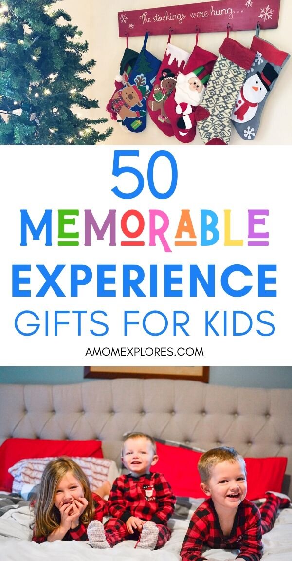 Need ideas for giving kids experiences instead of gifts this Christmas_ Here are over 50 Christmas gift ideas for toddlers, kids, and teens. Make family memories this Christmas instead of adding more STUFF to your ho.jpg