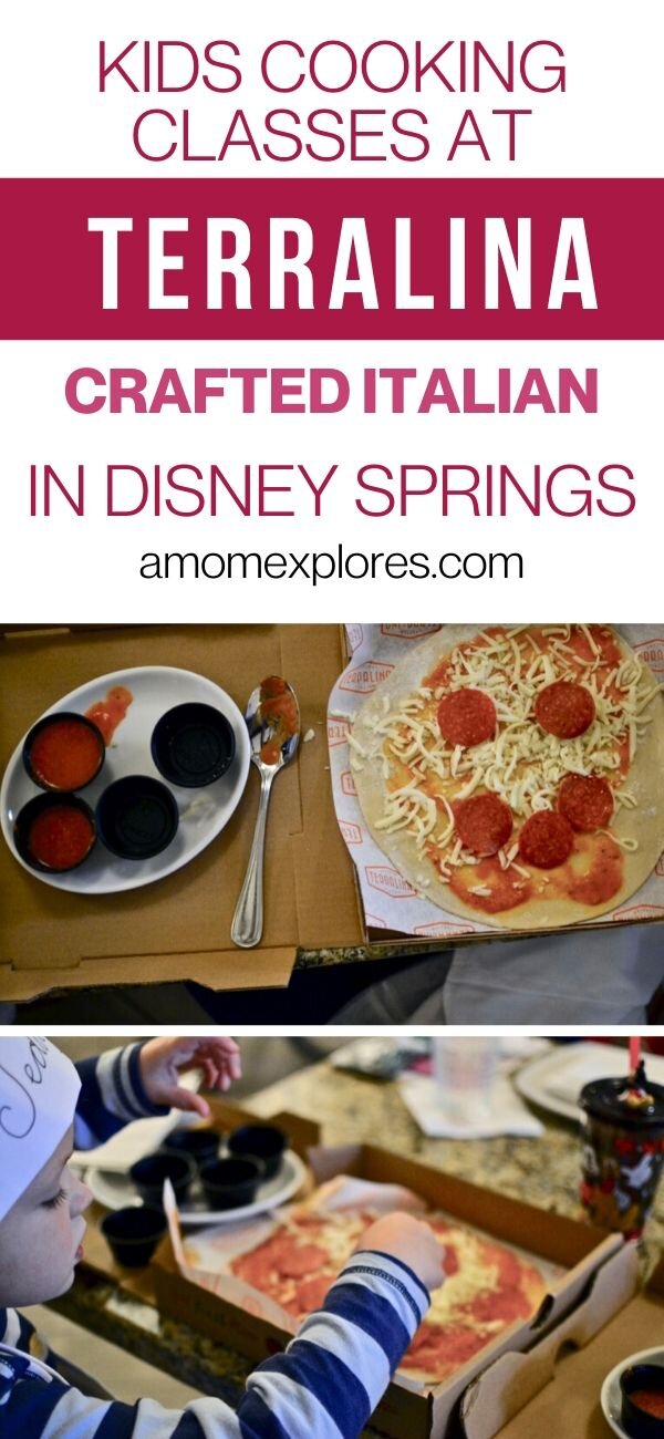 One of the best restaurants at Disney Springs for families - Terralina Crafted Italian - offers kids cooking classes for birthday parties and events. This kid-friendly activity at Disney Springs is both fun and educa.jpg