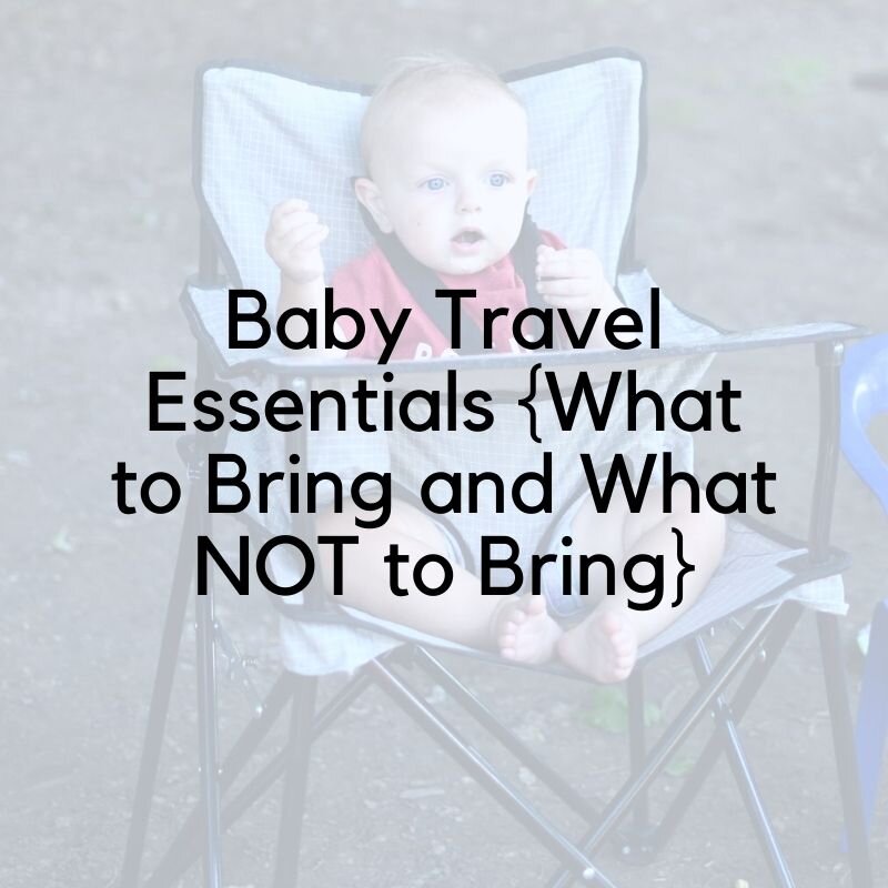 7 things to pack when flying with a baby or toddler
