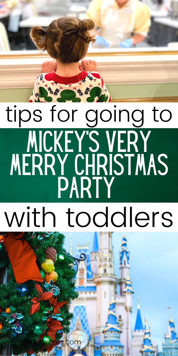 tips for going to mickeys very merry Christmas party with toddlers.png