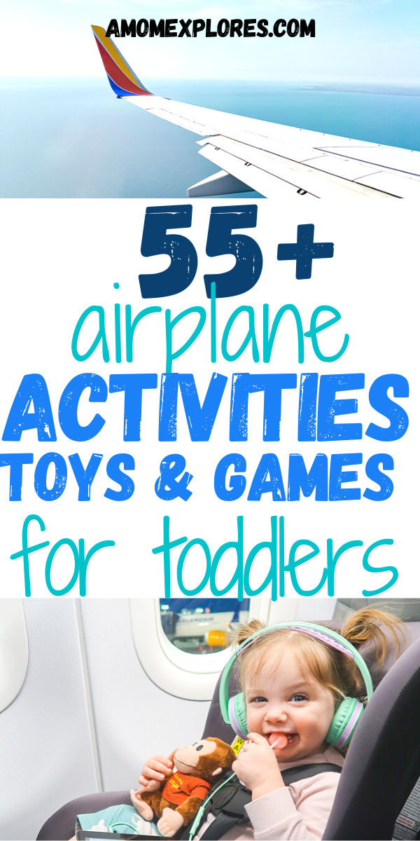 Airplane Activity Book, Airplane Games for Kids, Printable Travel