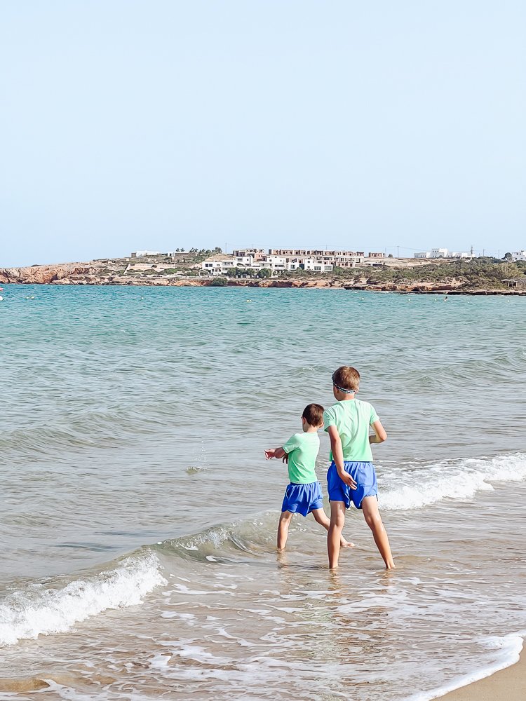 family friendly beaches in paros greece santa maria beach with kids-2.jpg