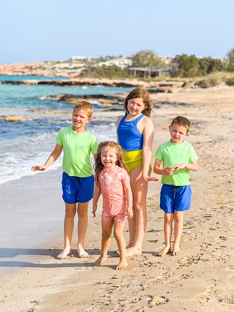 family friendly beaches in paros greece santa maria beach with kids.jpg