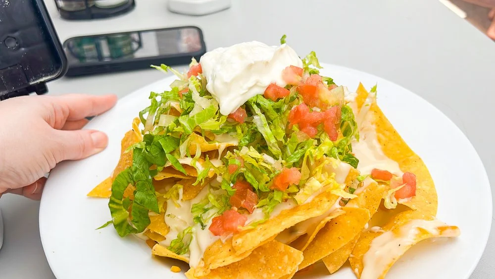 plate of nachos