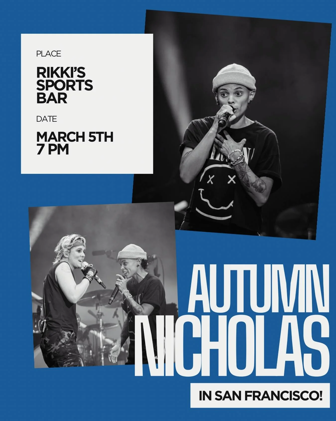 🎶SHOW UPDATE 🎶
&bull;
March 5th: @rikkisbarsf
&bull; Location: San Francisco
&bull; Time: 7pm
&bull;
&bull;*seating is first come first served*
&bull;
#live #music #sanfrancisco #bramily #humantour