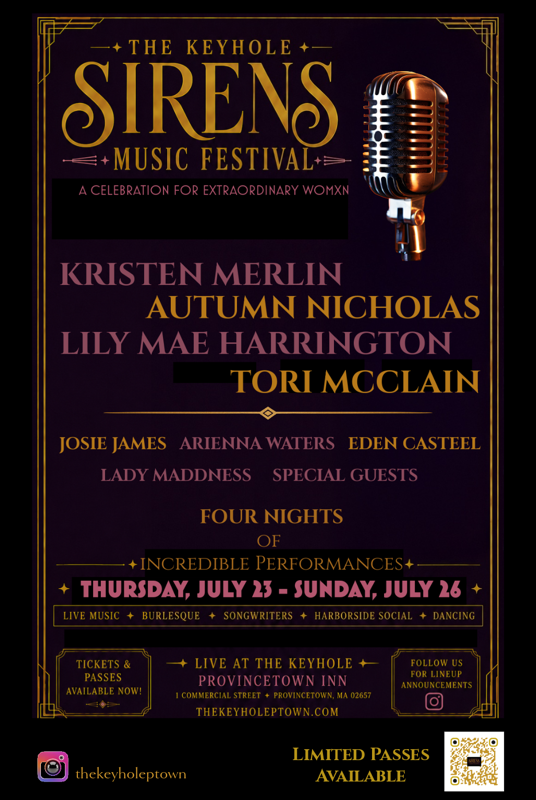 Autumn Nicholas at Sirens Music Festival - The Keyhole - Provincetown, MA