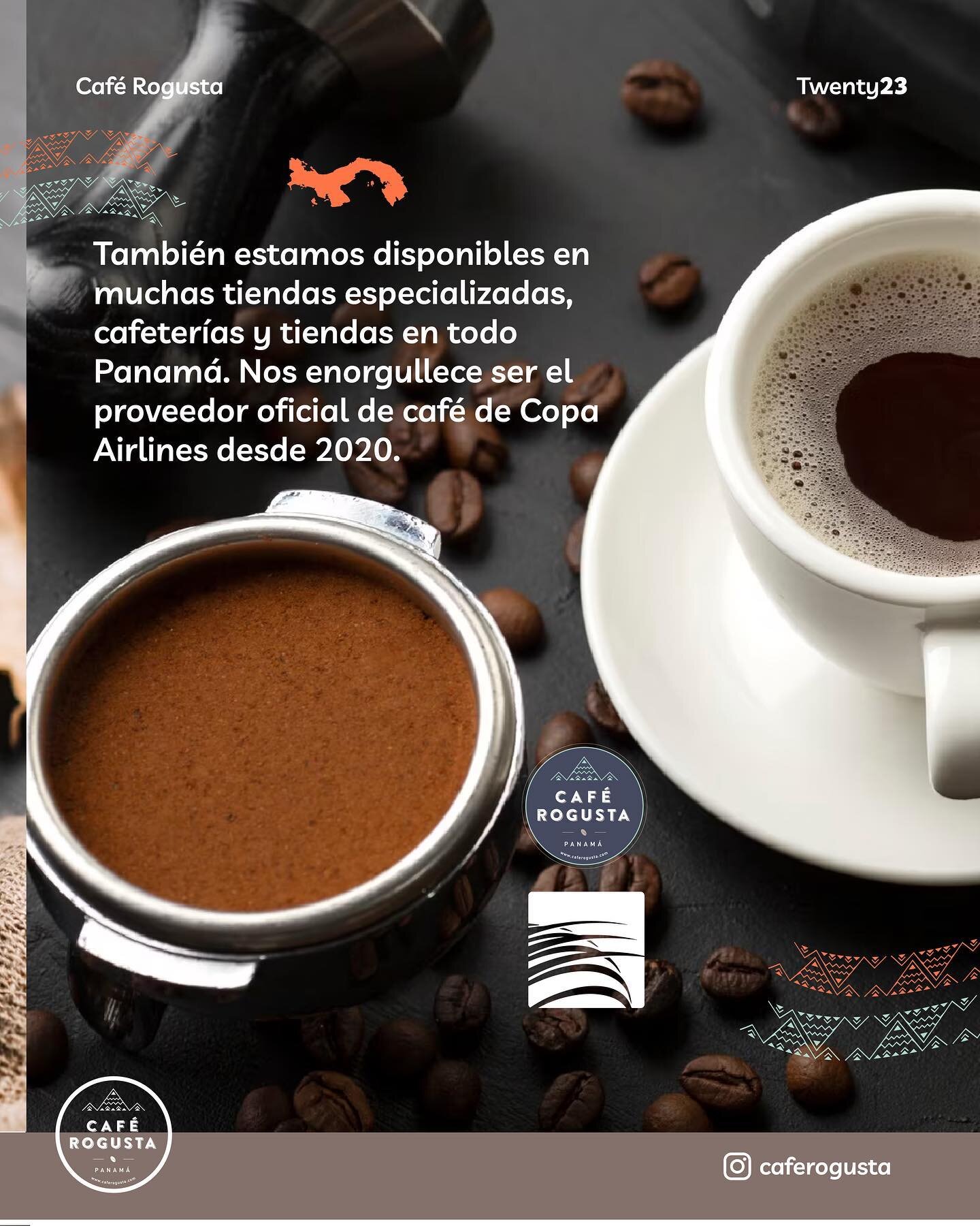 ☕ &iquest;Buscas nuestro caf&eacute;? &iexcl;Estamos en todos lados! Encu&eacute;ntranos en tiendas especializadas, acogedoras cafeter&iacute;as y tiendas por toda Panam&aacute;.

✈️ Desde 2020, somos el orgulloso proveedor oficial de caf&eacute; de 