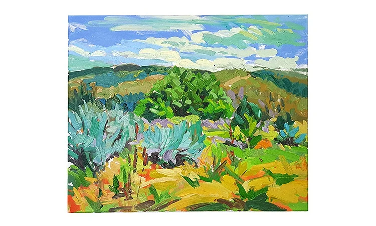Oil on Canvas, 20" x 24"