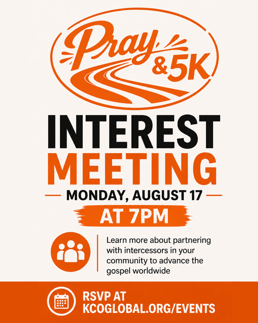 Pray & 5K Interest Meeting 