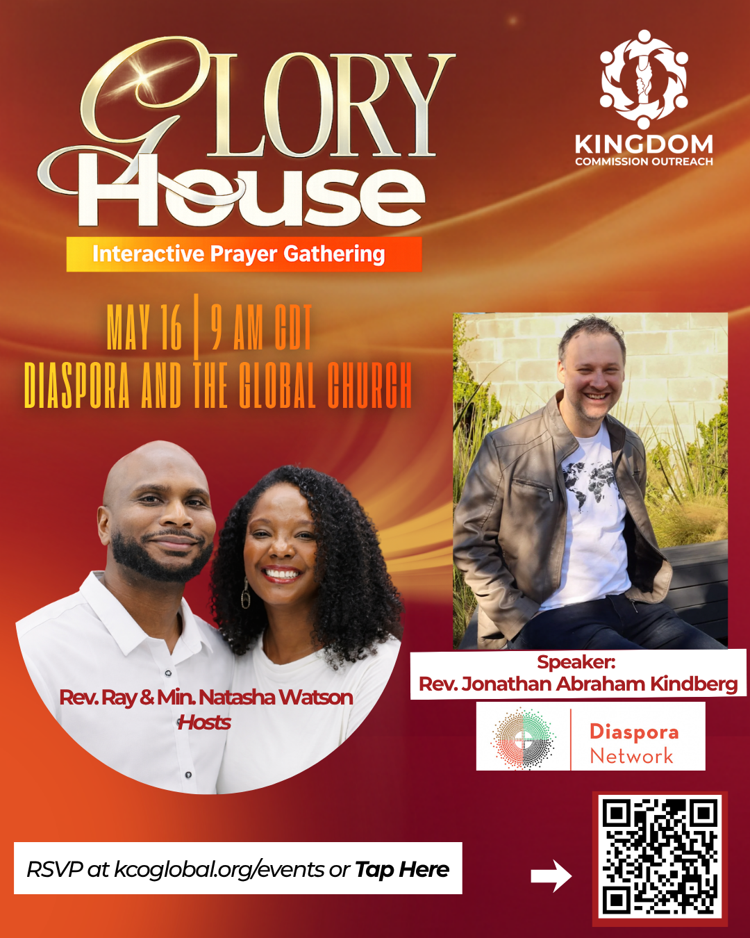 Glory House with Kingdom Commission Outreach, May 16, 2026 - Diaspora and The Global Church