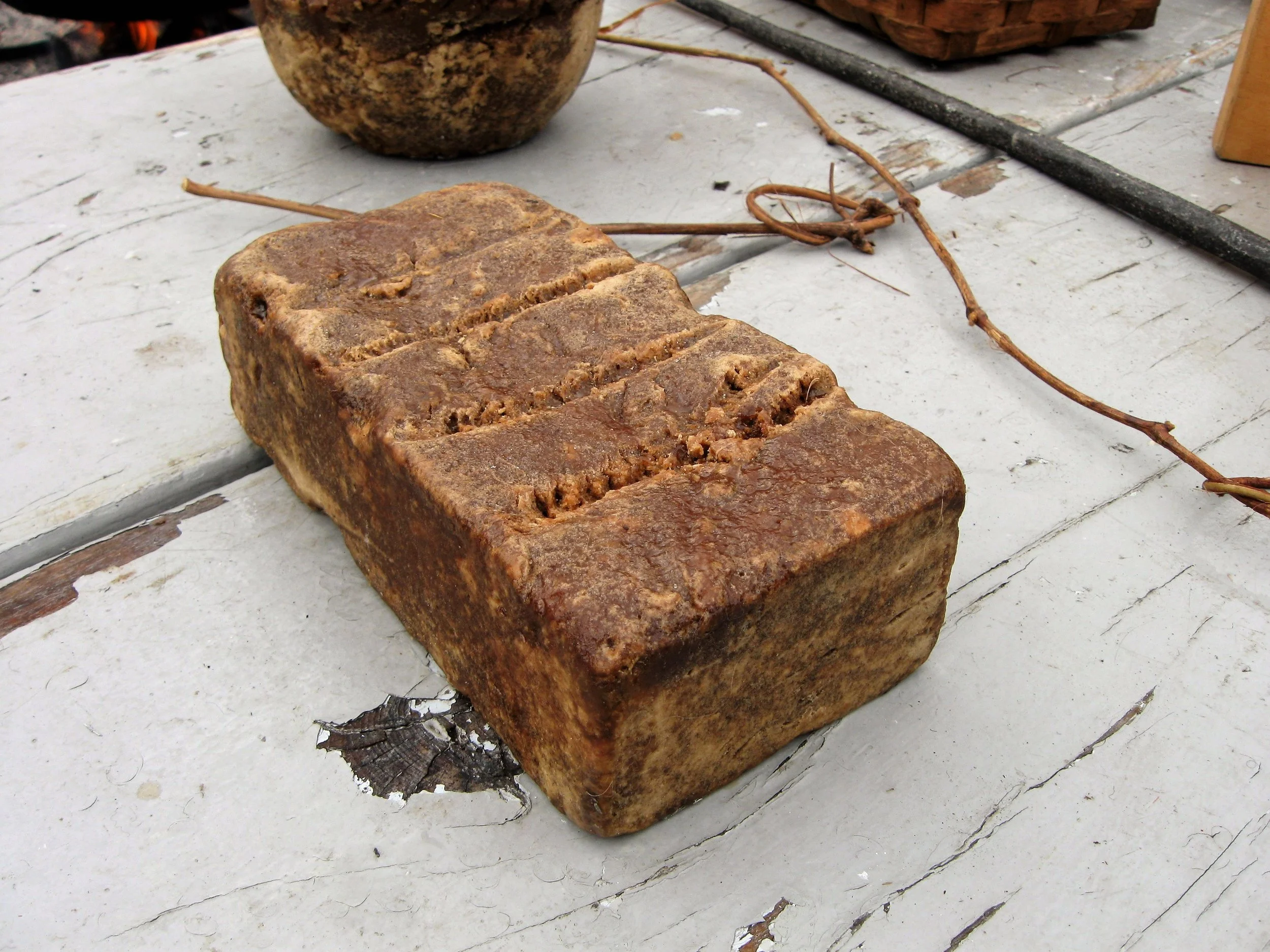 THIS IS A GIANT BLOCK OF MAPLE SUGAR!