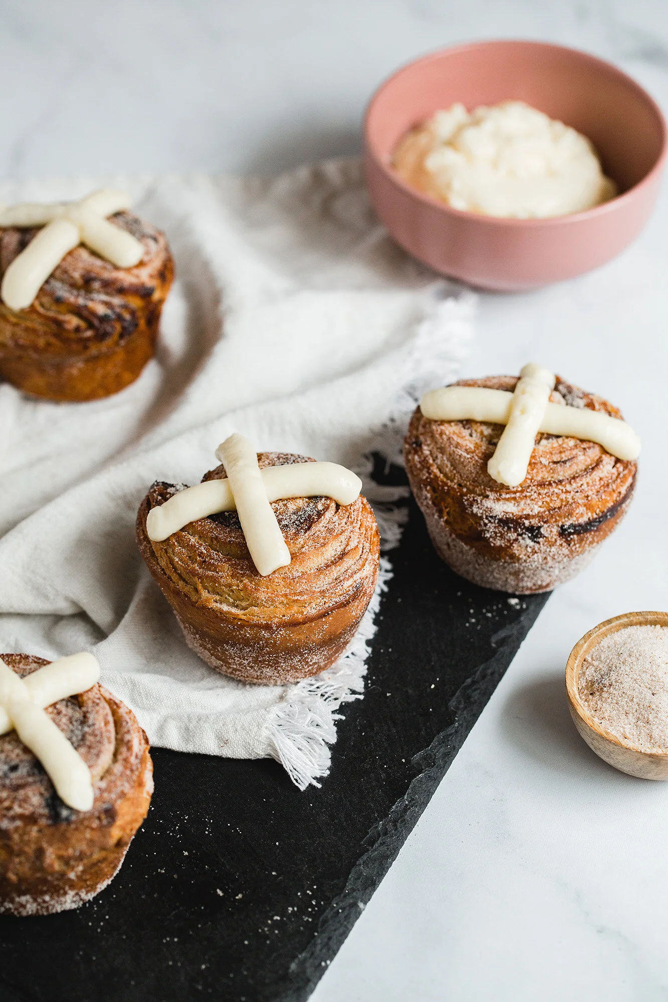Hot Cross Cruffins