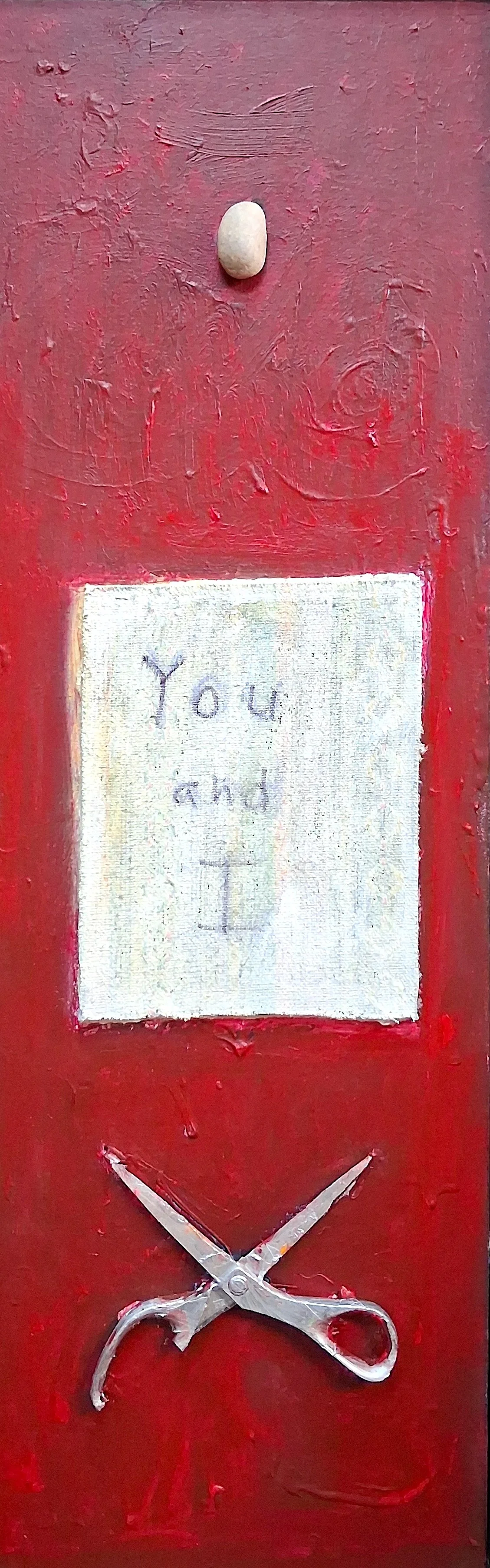 The End of the Affair, 2006. Oil, acrylic on canvas. 36” x 13”.