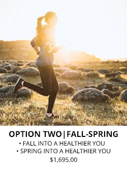 OPTION TWO | FALL INTO A HEALTHIER YOU | SPRING INTO A HEALTHIER YOU