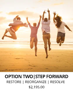 OPTION TWO | STEP FORWARD - Restore|Reorganize|Resolve