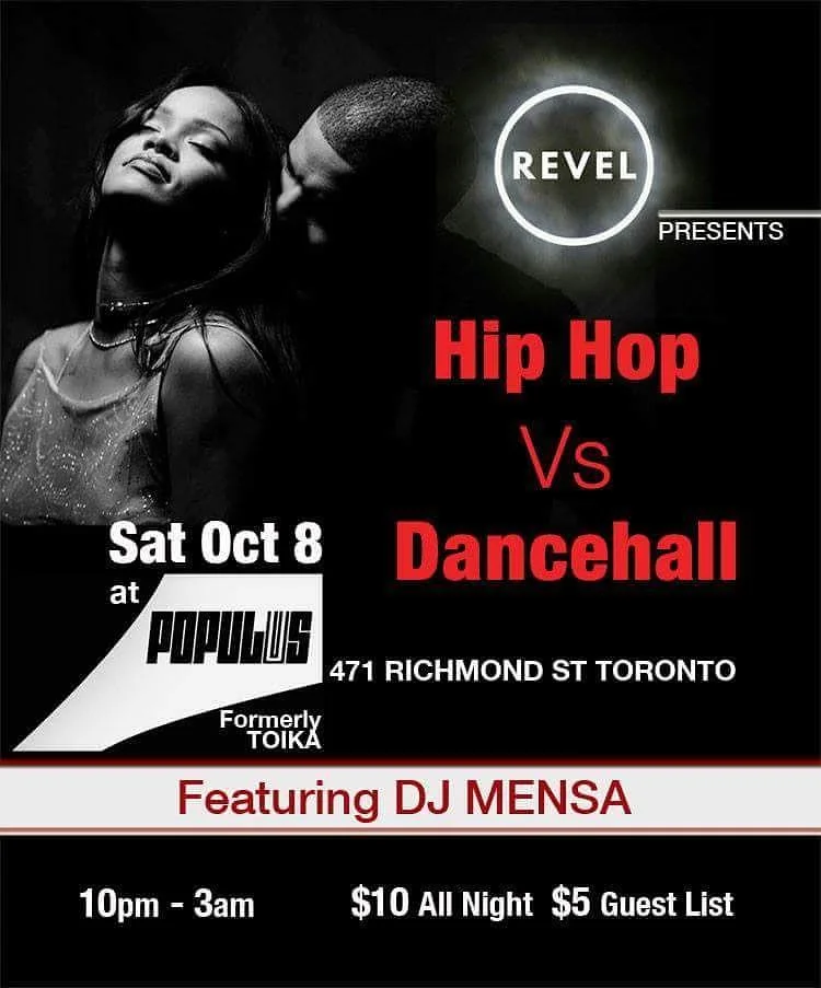HIP-HOP VS. DANCEHALL @ POPULUS